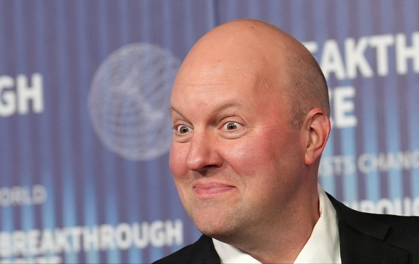 Marc Andreessen attends the 10th Annual Breakthrough Prize Ceremony at Academy Museum of Motion Pictures on April 13, 2024, in Los Angeles.